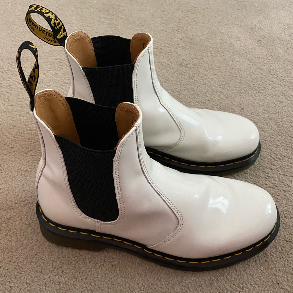 Dr. Martens White Boots
